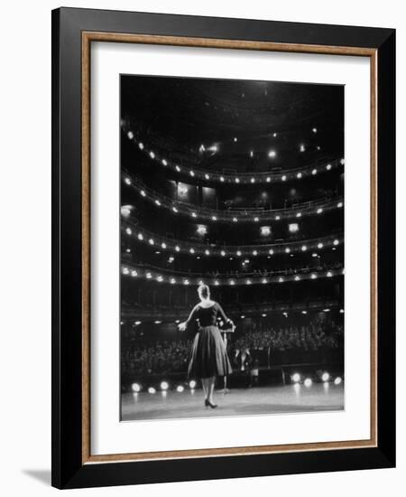 Metropolitan Opera Auditions-Walter Sanders-Framed Photographic Print