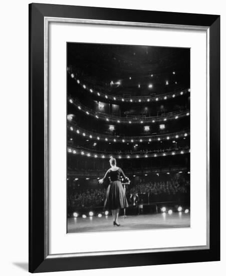 Metropolitan Opera Auditions-Walter Sanders-Framed Photographic Print