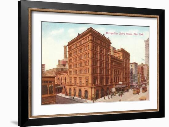 Metropolitan Opera House, New York City-null-Framed Art Print