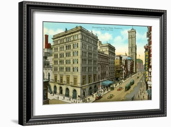 Metropolitan Opera House, New York City-null-Framed Art Print