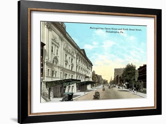 Metropolitan Opera House, Philadelphia-null-Framed Art Print