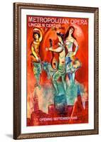Metropolitan Opera-Marc Chagall-Framed Giclee Print