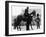 Metropolitan Police Officer Talks to Mounted Police Officer on a Police Horse-null-Framed Photographic Print