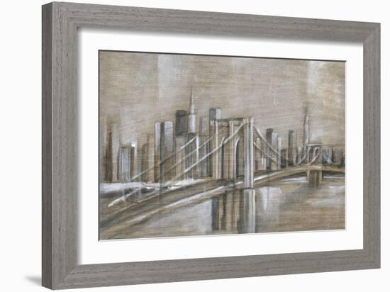 Metropolitan Skyline I-Ethan Harper-Framed Art Print