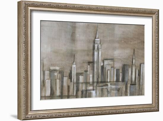 Metropolitan Skyline II-Ethan Harper-Framed Art Print