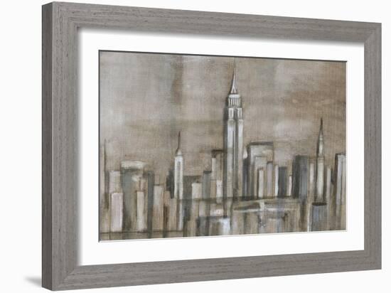 Metropolitan Skyline II-Ethan Harper-Framed Art Print