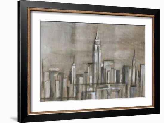 Metropolitan Skyline II-Ethan Harper-Framed Art Print