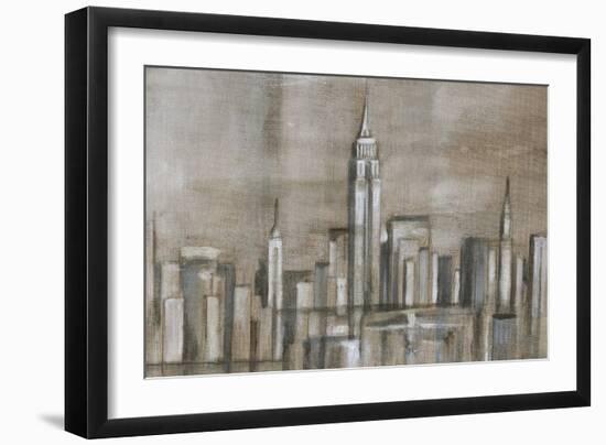 Metropolitan Skyline II-Ethan Harper-Framed Art Print