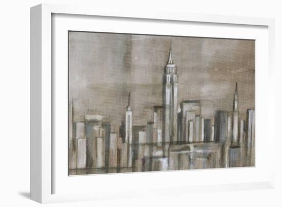 Metropolitan Skyline II-Ethan Harper-Framed Art Print