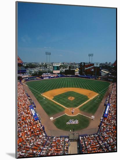 Mets Game at Shea Stadium-null-Mounted Photographic Print