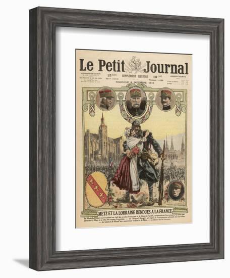 Metz Returns to France-null-Framed Art Print