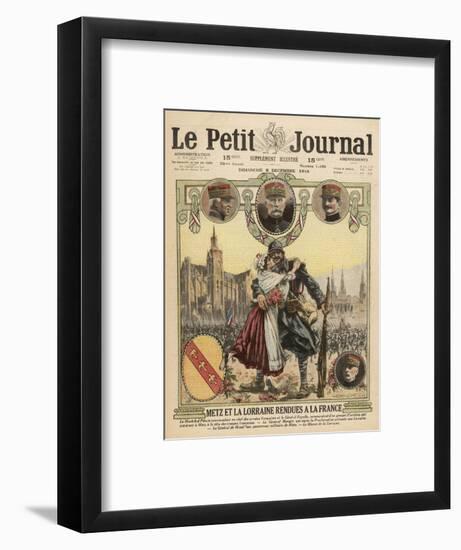 Metz Returns to France-null-Framed Art Print