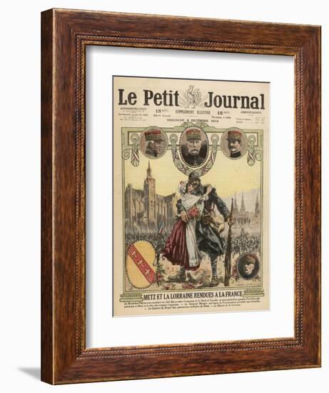 Metz Returns to France-null-Framed Art Print