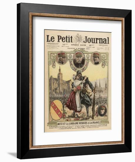 Metz Returns to France-null-Framed Art Print