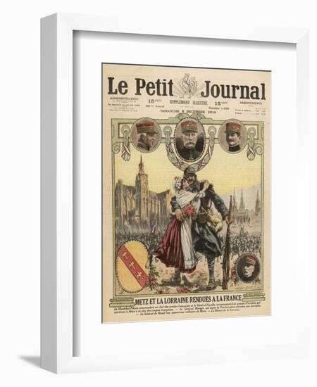 Metz Returns to France-null-Framed Art Print