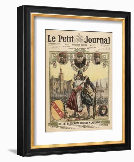 Metz Returns to France-null-Framed Art Print