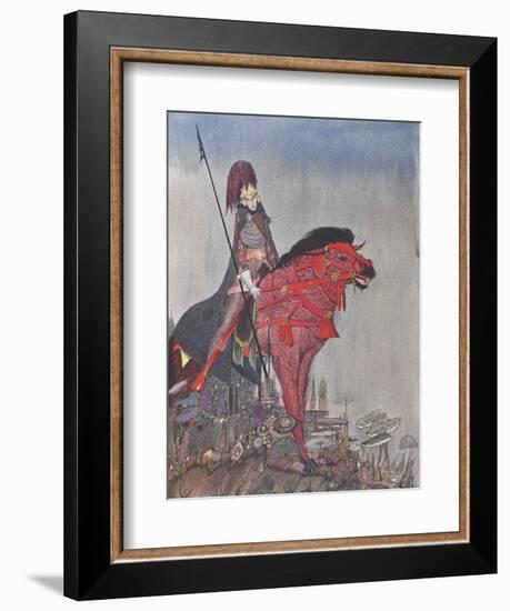 Metzengertstein-Harry Clarke-Framed Giclee Print