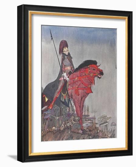 Metzengertstein-Harry Clarke-Framed Giclee Print