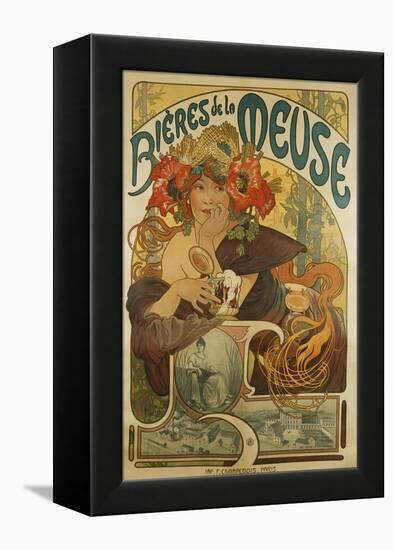 Meuse Beer; Bieres De La Meuse, 1897-Alphonse Mucha-Framed Premier Image Canvas