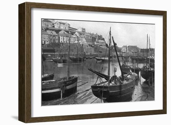 Mevagissey Harbour, Cornwall, 1924-1926-Underwood-Framed Giclee Print