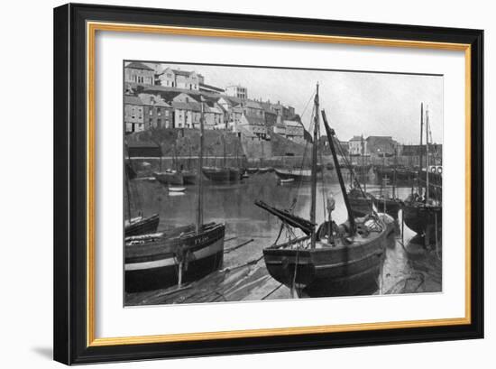 Mevagissey Harbour, Cornwall, 1924-1926-Underwood-Framed Giclee Print
