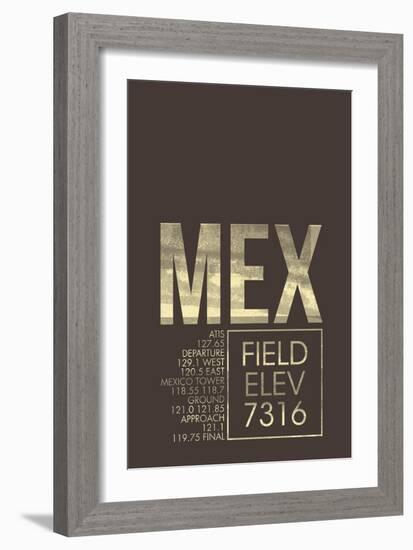 MEX ATC-08 Left-Framed Giclee Print