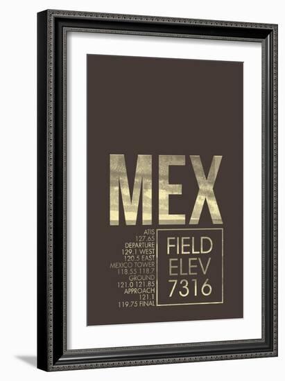 MEX ATC-08 Left-Framed Giclee Print