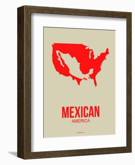 Mexican America Poster 1-NaxArt-Framed Art Print