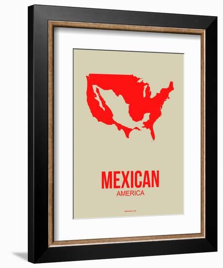 Mexican America Poster 1-NaxArt-Framed Art Print