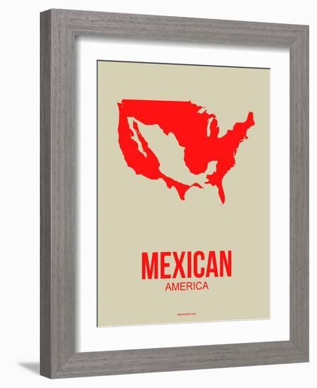 Mexican America Poster 1-NaxArt-Framed Art Print