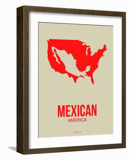 Mexican America Poster 1-NaxArt-Framed Art Print