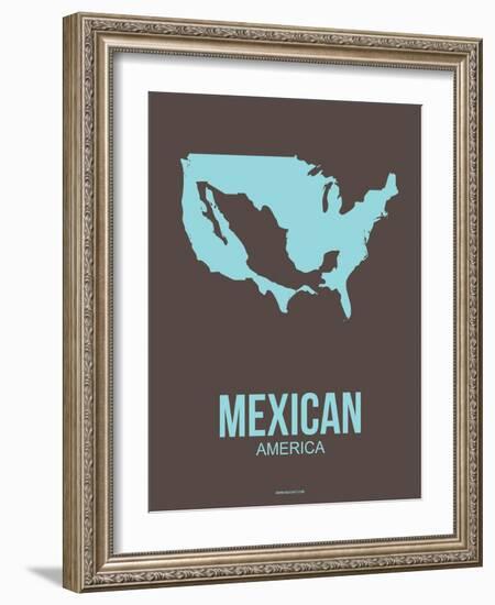 Mexican America Poster 2-NaxArt-Framed Art Print