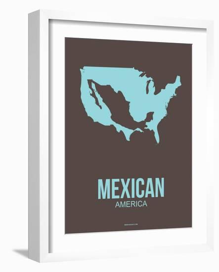 Mexican America Poster 2-NaxArt-Framed Art Print