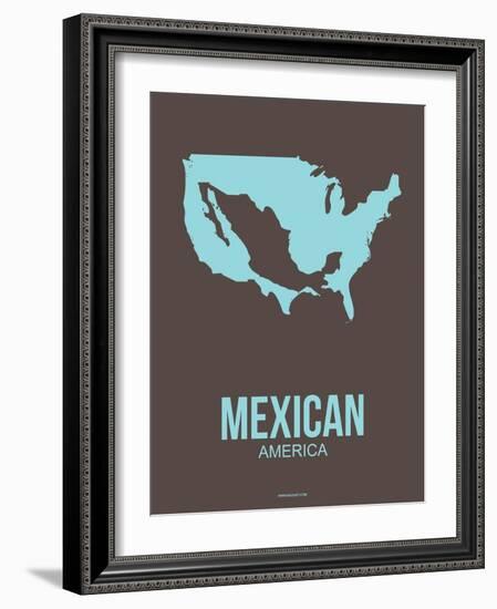 Mexican America Poster 2-NaxArt-Framed Art Print