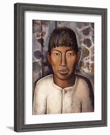 Mexican Boy-Alfredo Ramos Martinez-Framed Art Print