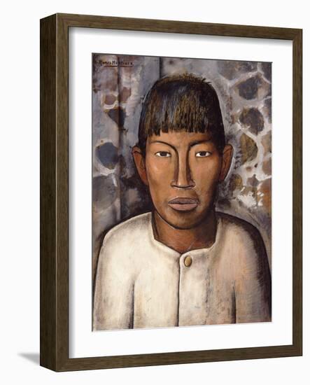 Mexican Boy-Alfredo Ramos Martinez-Framed Art Print