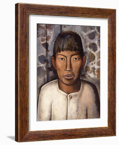 Mexican Boy-Alfredo Ramos Martinez-Framed Art Print