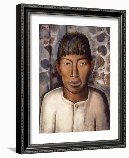 Mexican Boy-Alfredo Ramos Martinez-Framed Art Print