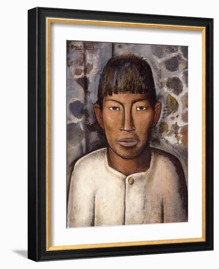 Mexican Boy-Alfredo Ramos Martinez-Framed Art Print