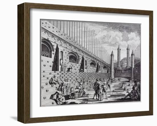 Mexican Cemetery for Human Sacrifies-null-Framed Giclee Print