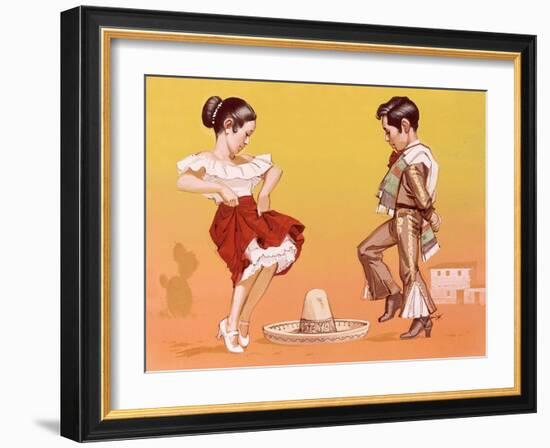 Mexican Children in Their National Costume-Angus Mcbride-Framed Giclee Print