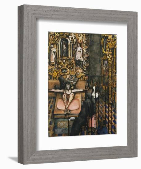 Mexican Church-Edward Burra-Framed Giclee Print