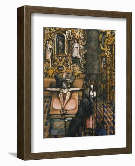 Mexican Church-Edward Burra-Framed Giclee Print