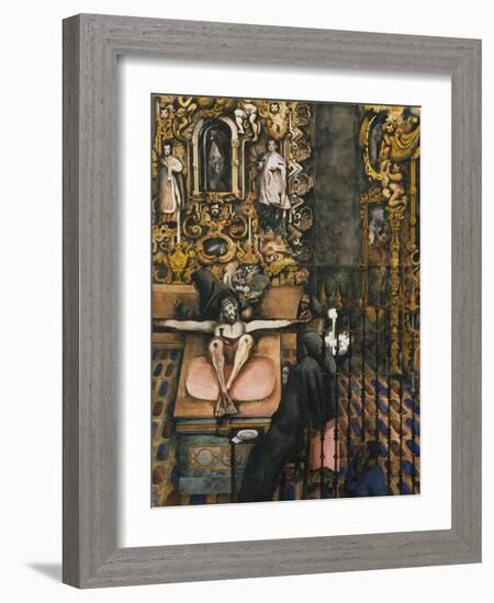 Mexican Church-Edward Burra-Framed Giclee Print