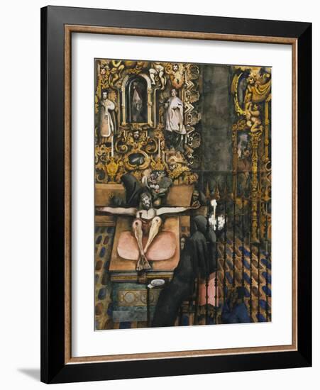 Mexican Church-Edward Burra-Framed Giclee Print