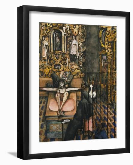 Mexican Church-Edward Burra-Framed Giclee Print