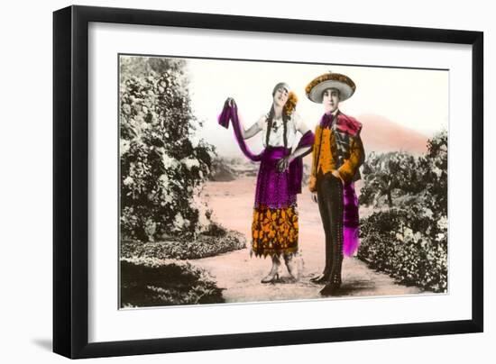 Mexican Couple-null-Framed Art Print