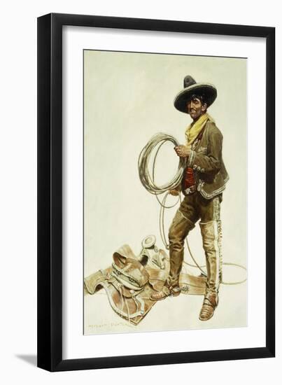 Mexican Cowboy-William Herbert 'Buck' Dunton-Framed Giclee Print