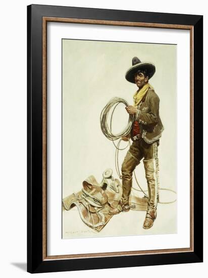 Mexican Cowboy-William Herbert 'Buck' Dunton-Framed Giclee Print