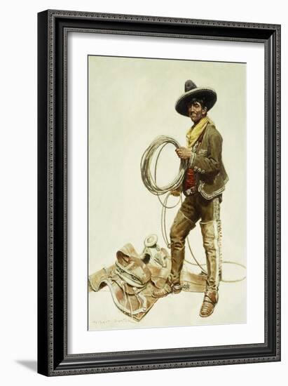 Mexican Cowboy-William Herbert 'Buck' Dunton-Framed Giclee Print